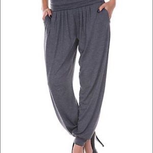 Grey NWT harem-style pants